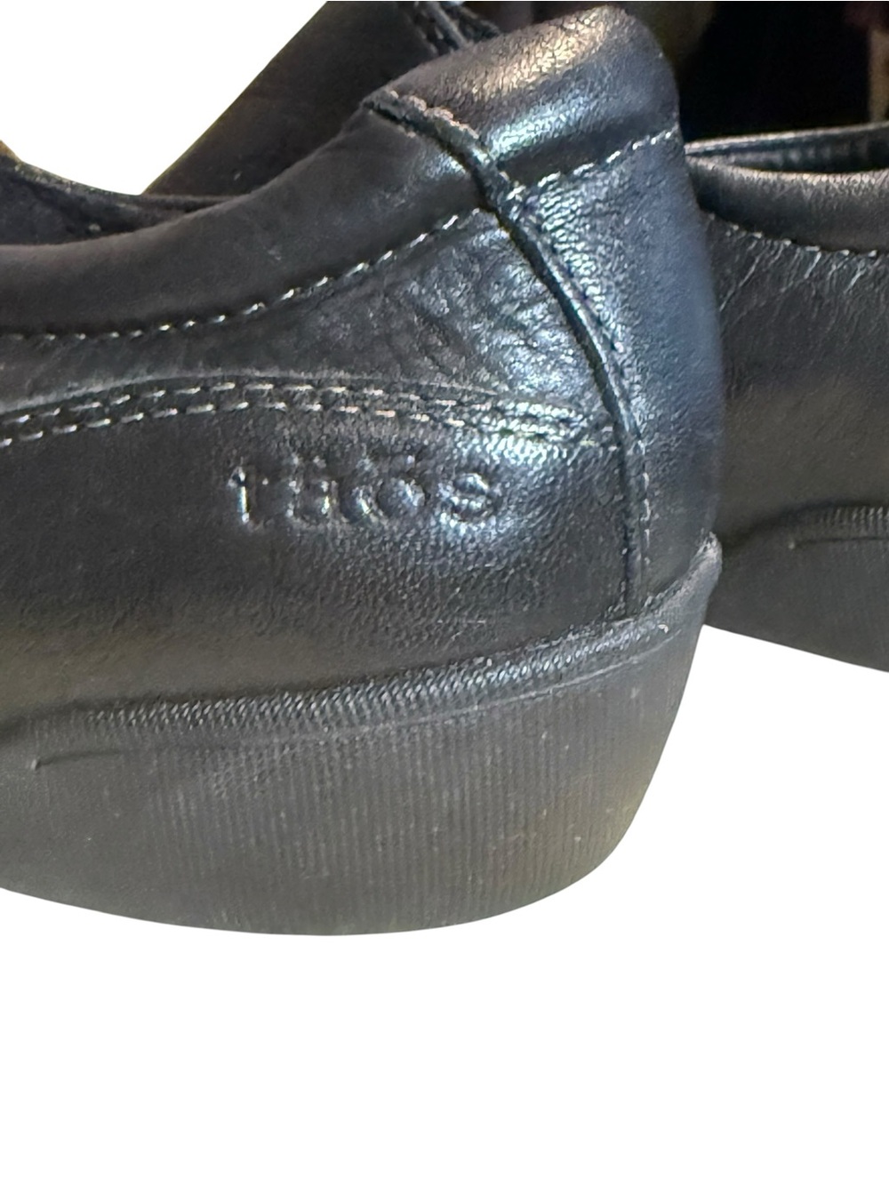 Taos Encore Black Leather Slip-On Comfort Loafers Women’s 9 EU 40 - Picture 8 of 12